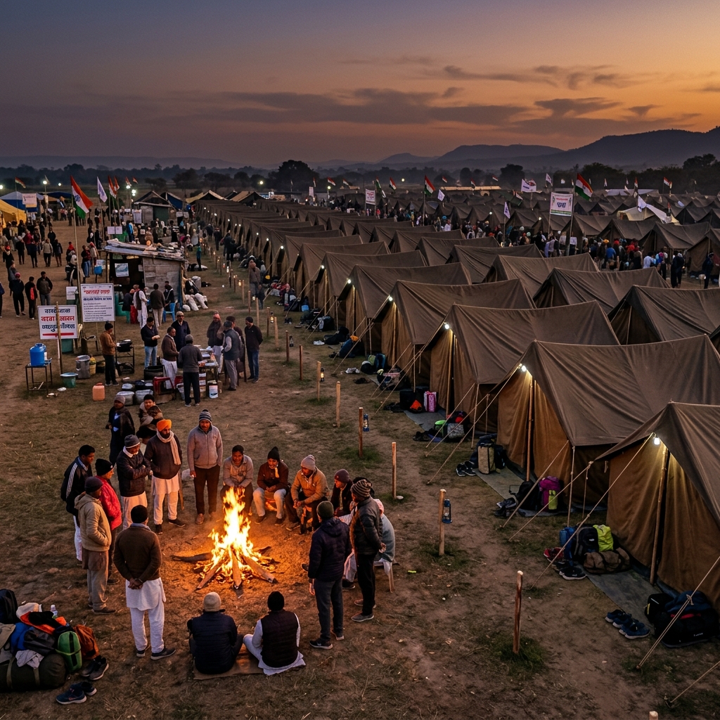 Bharat Jodo Yatra Tents