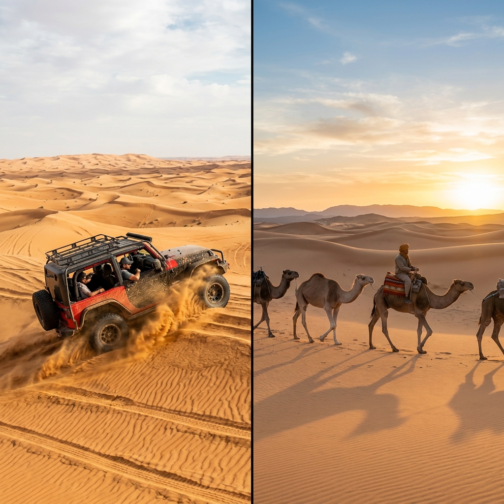 Jeep Safari vs Camel Safari in Pushkar Desert : Which One Should You Choose?