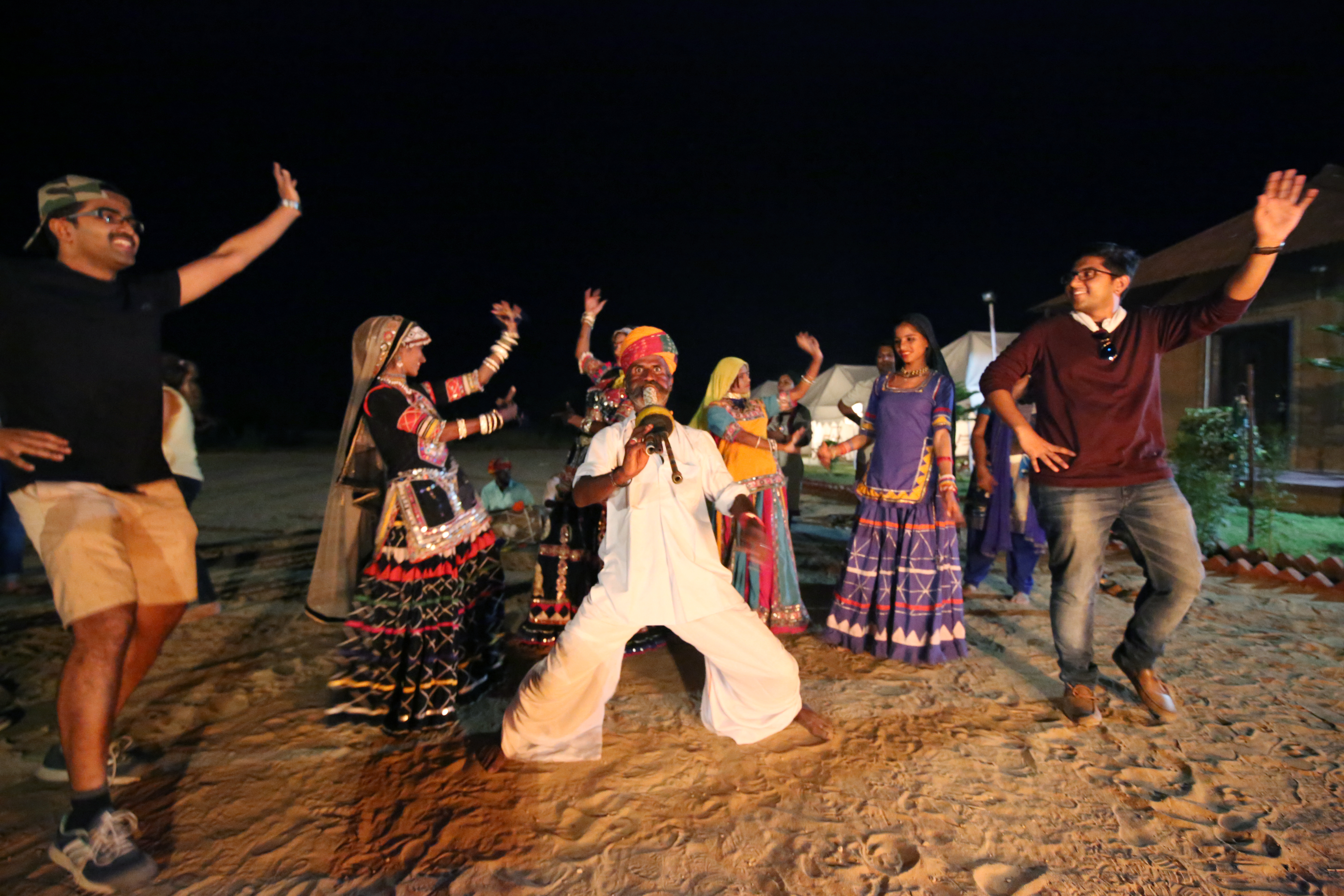 Folk Dance at Pushkar Adventure Desert Camp