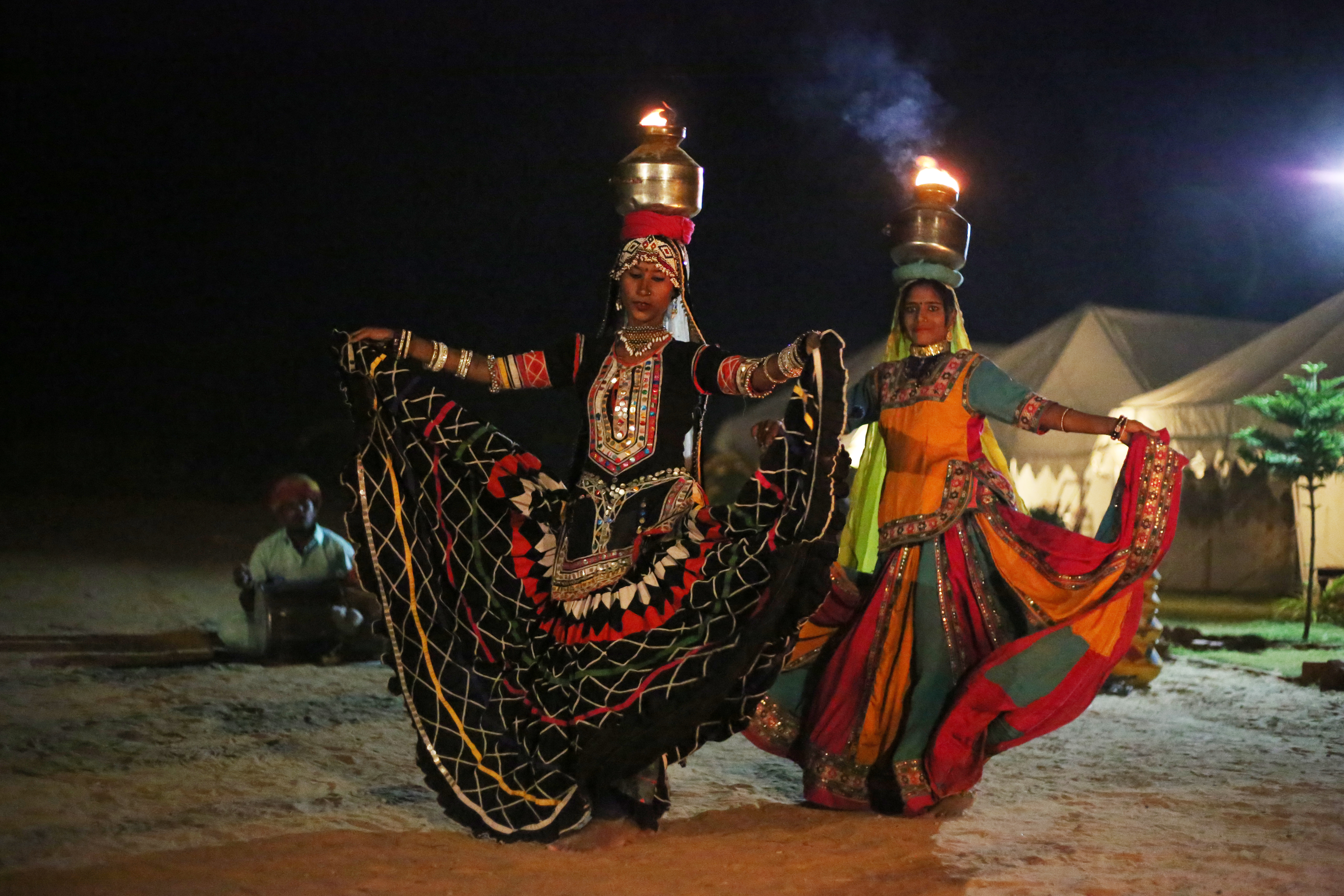 Folk Dance at Pushkar Adventure Desert Camp