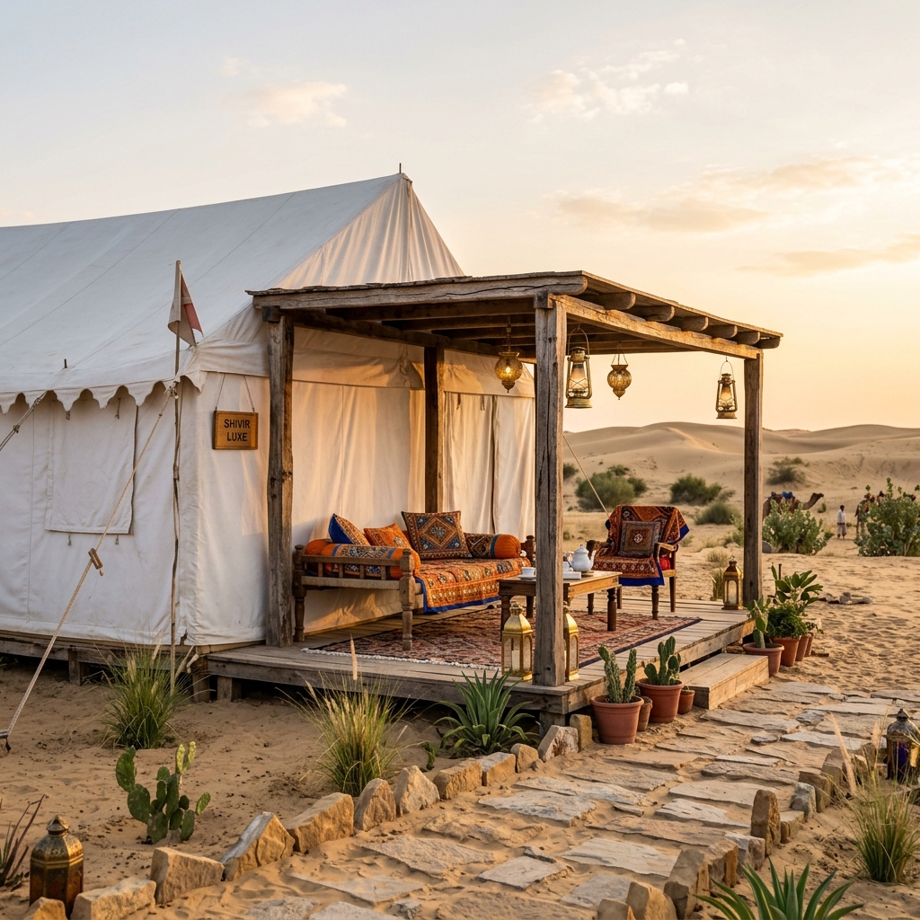 Swiss Tent Stay at Pushkar Adventure Desert Camp
